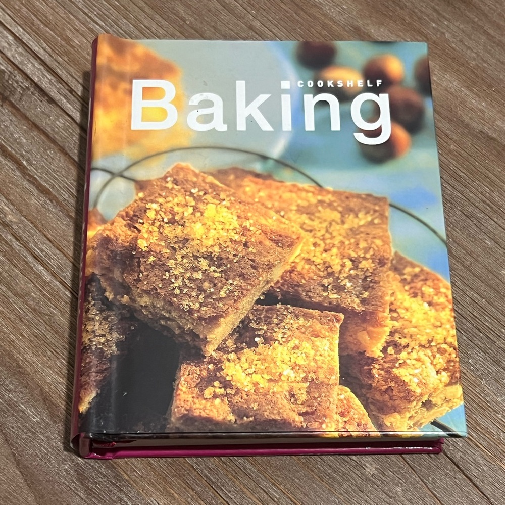 Cookshelf Baking Recipe Book Mini 5” x 6” Hardcover